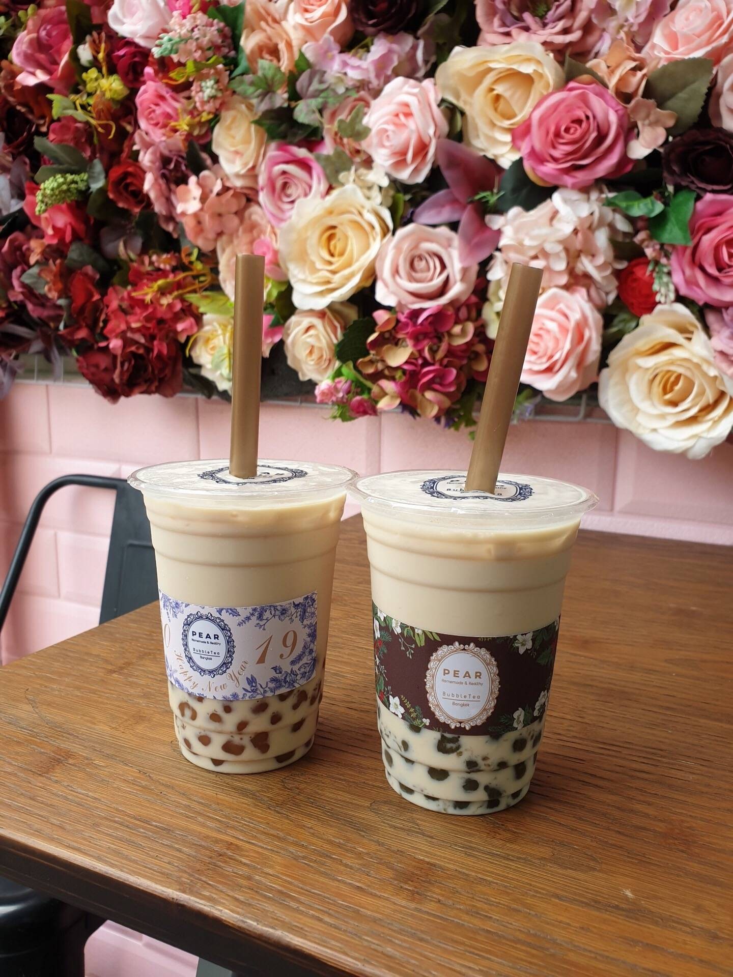 Pear Bubbletea