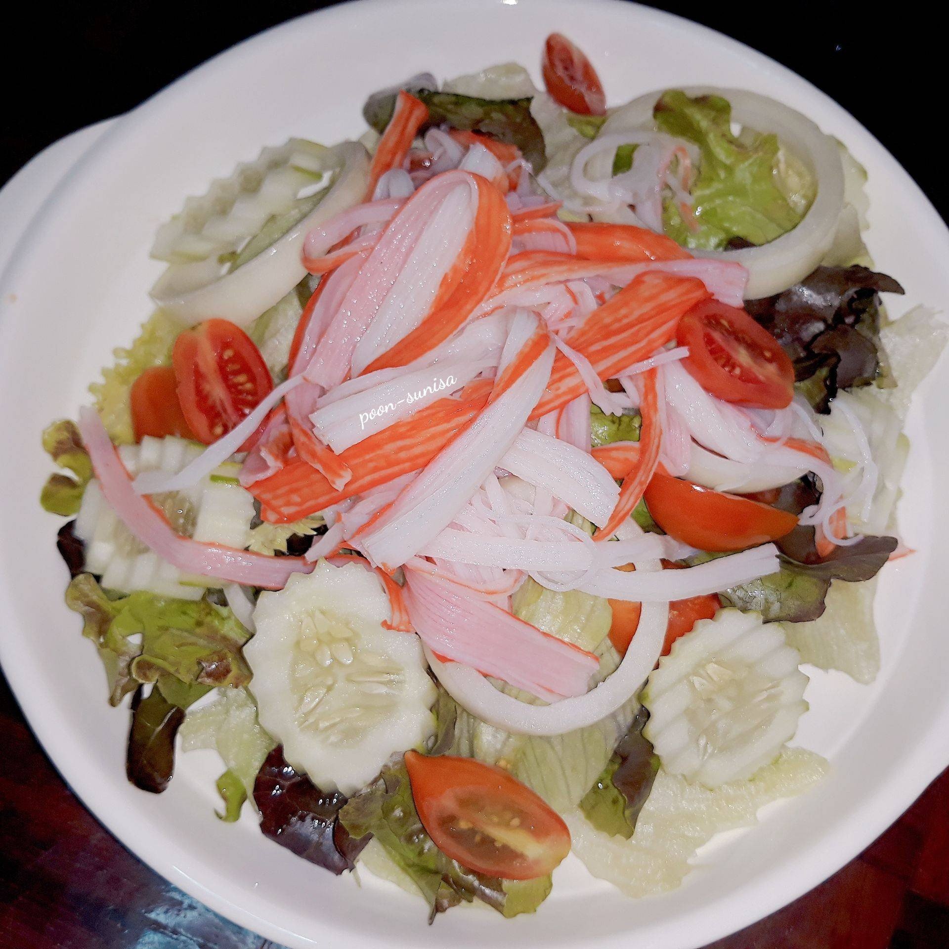 สลัดปูอัดวาซาบิ