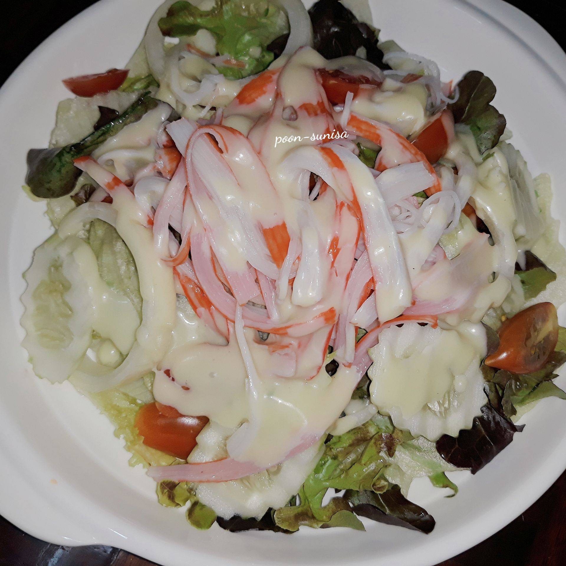 สลัดปูอัดวาซาบิ