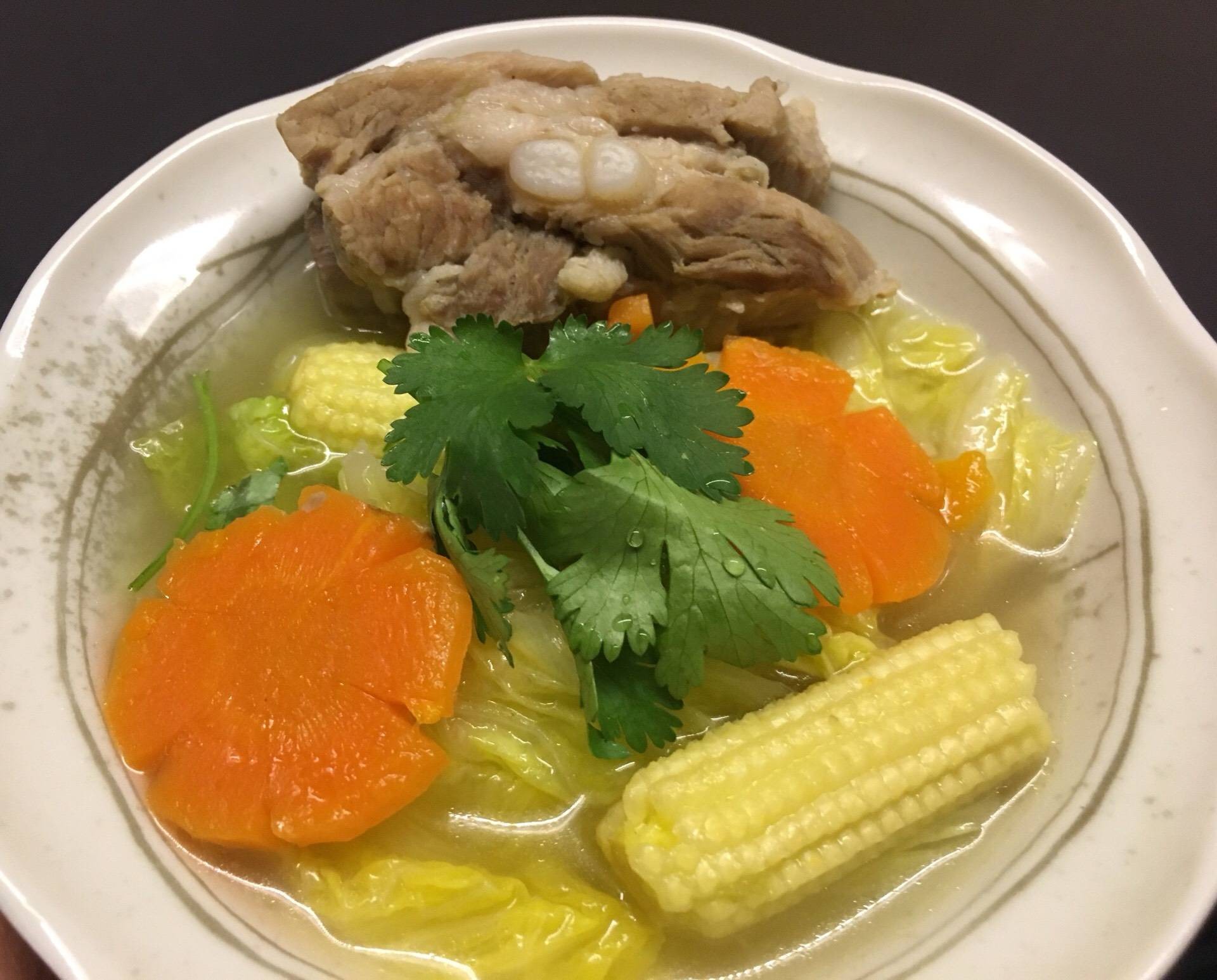 แกงจืดผักกาดขาว