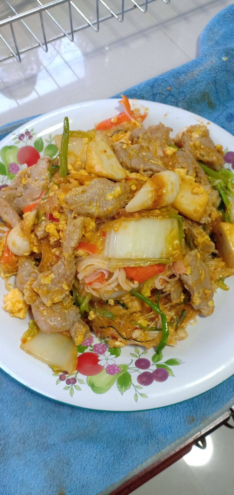 สุกี้แห้ง
