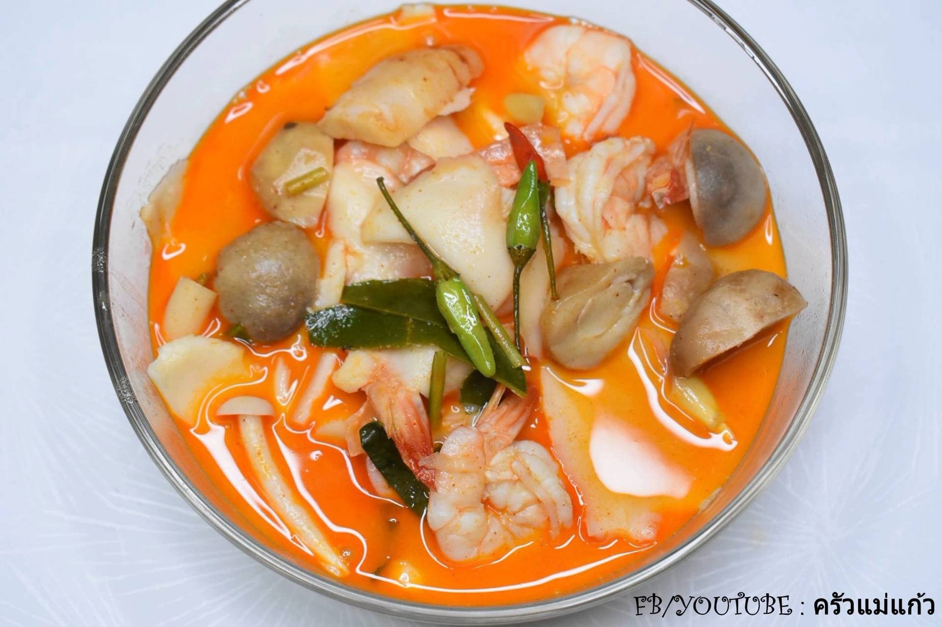 ต้มยำกุ้งมะพร้าวอ่อน