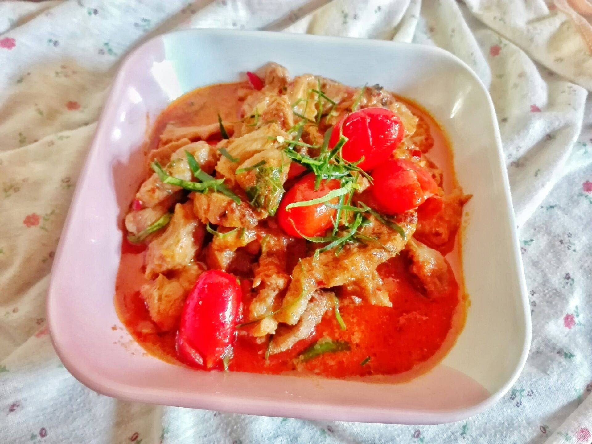 🔥 แกงเผ็ดหมูย่าง 🔥