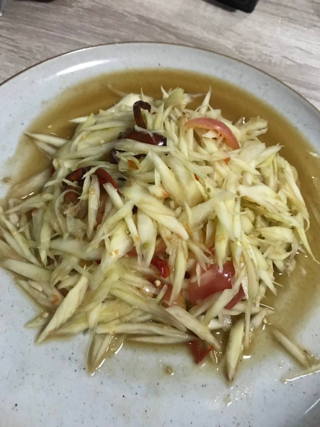 ส้มตำโฮมเมด (Papaya salad homemade)