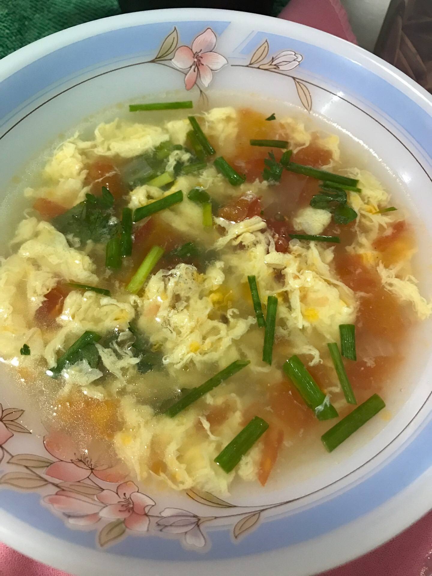 ซุปไข่น้ำมะเขือเทศสไตล์จีน