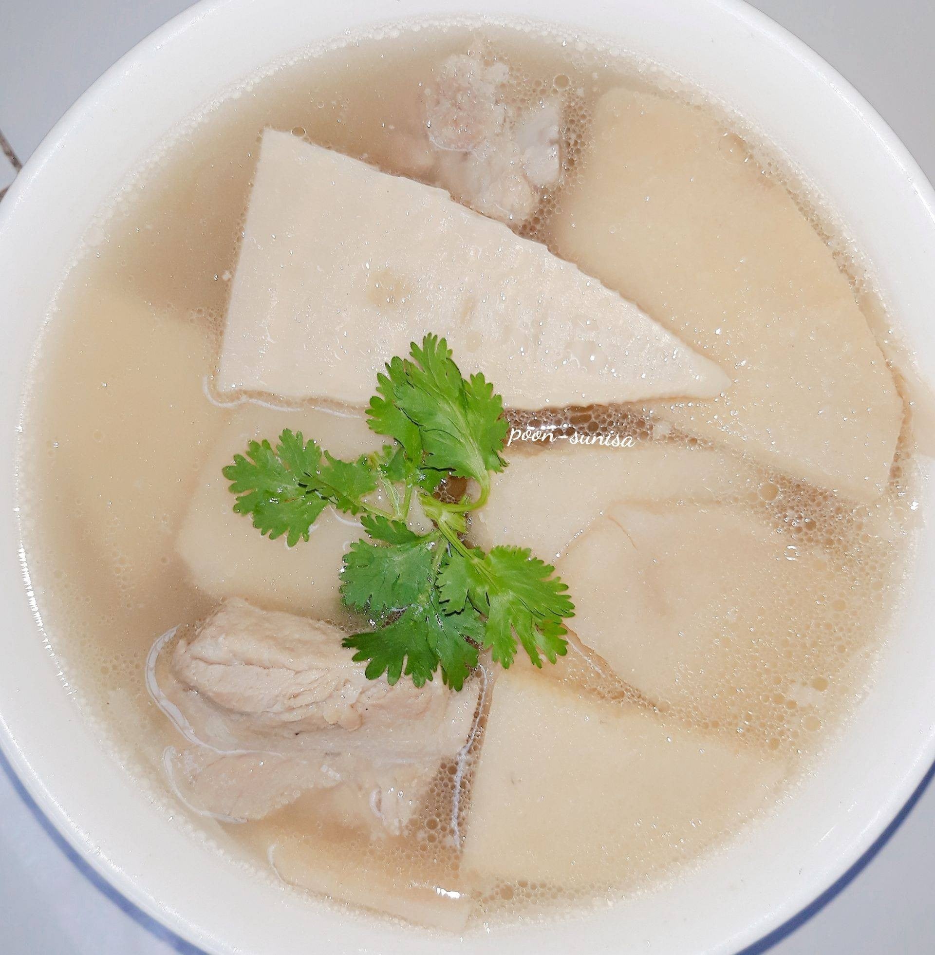 แกงจืดหน่อไม้ไผ่ตง