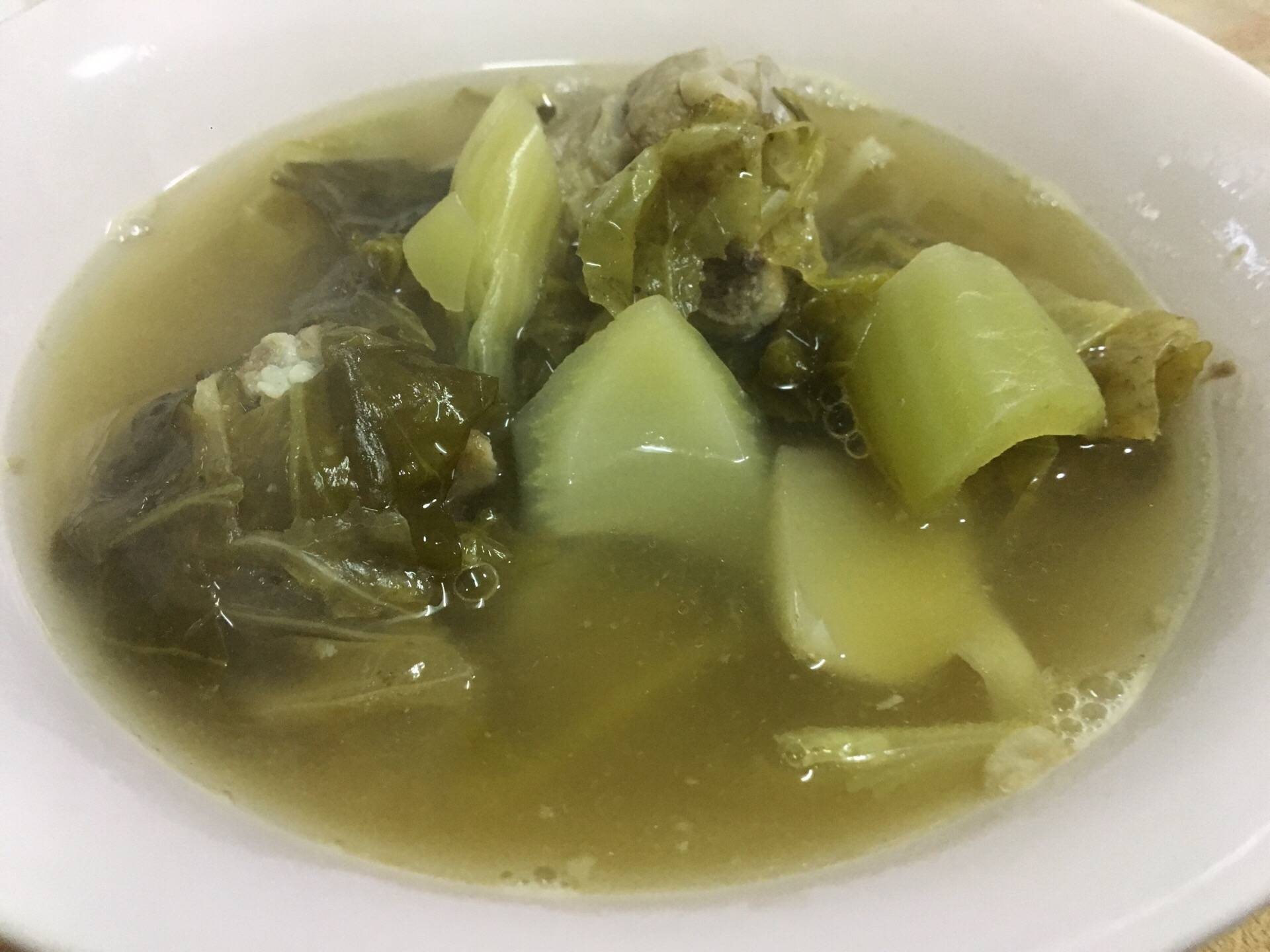 ต้มเล้งผักกาดดอง
