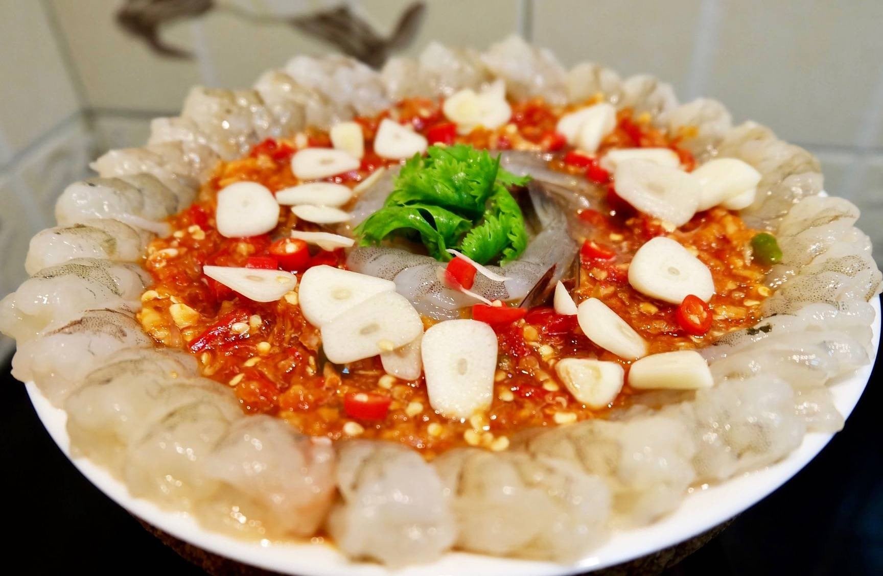 กุ้งแช่น้ำปลา