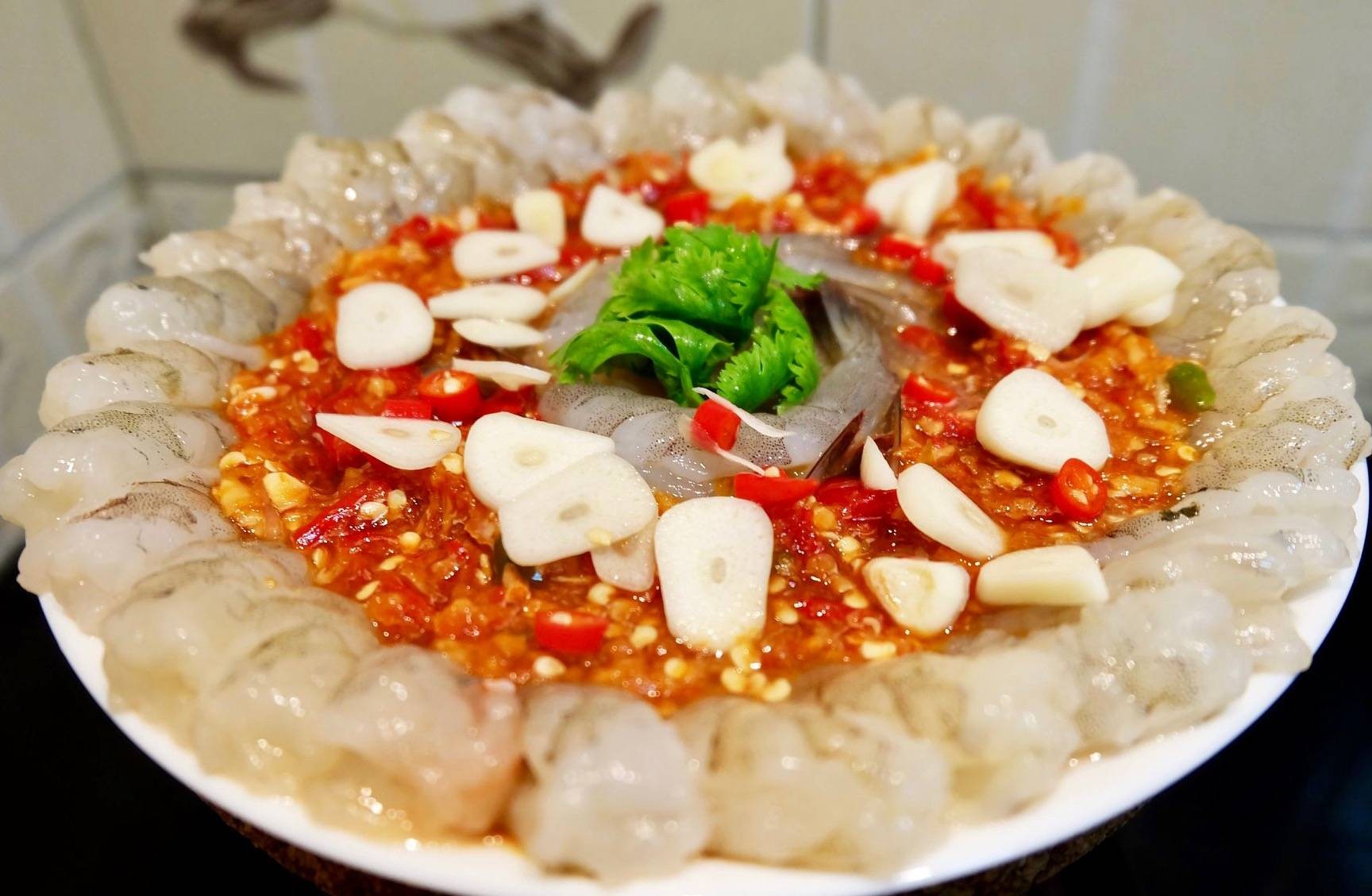 กุ้งแช่น้ำปลา