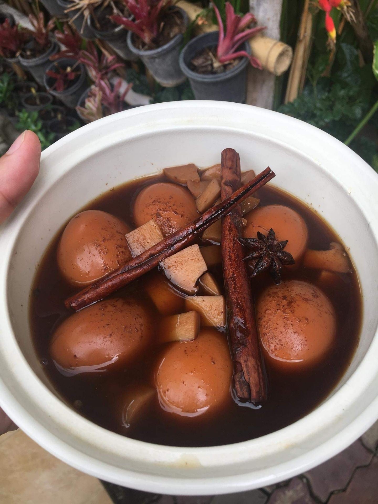 ไข่พะโล้เห็ดออรินจิ
