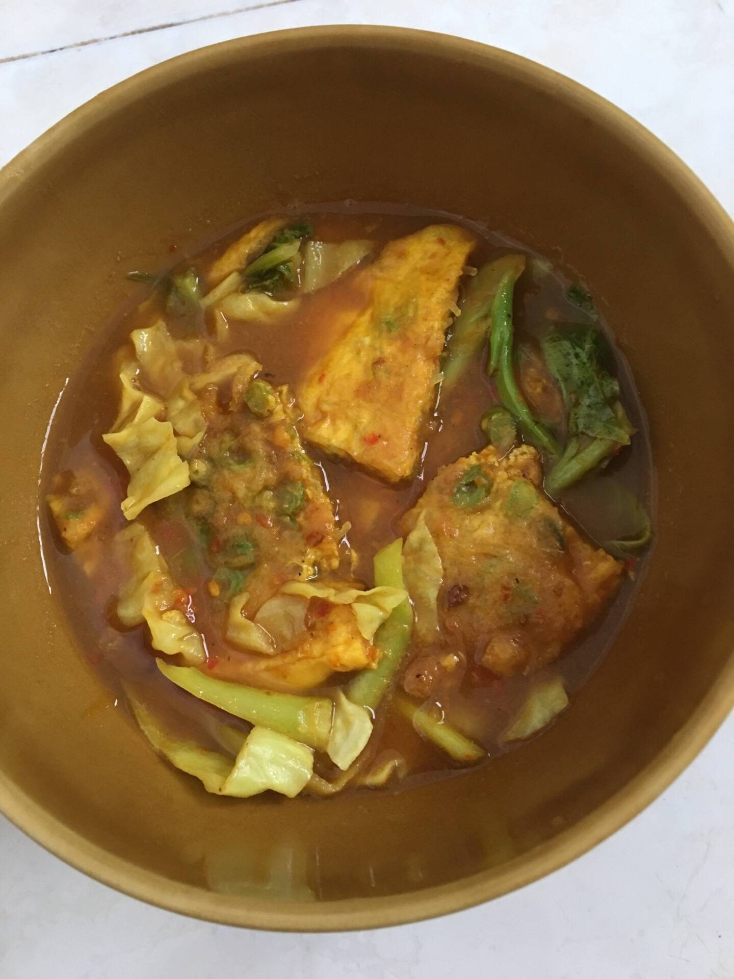 แกงส้มไข่เจียววุ้นเส้น