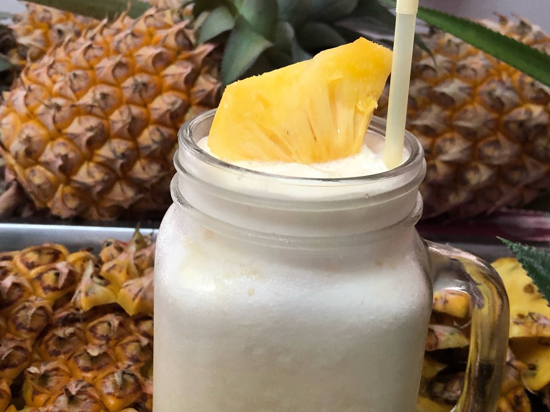 สับปะรดนมสดปั่น