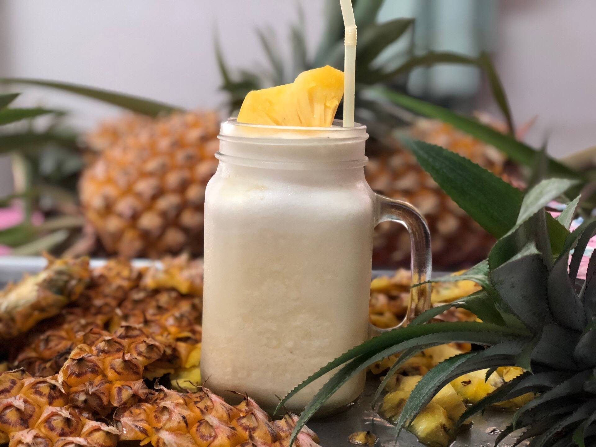 สับปะรดนมสดปั่น