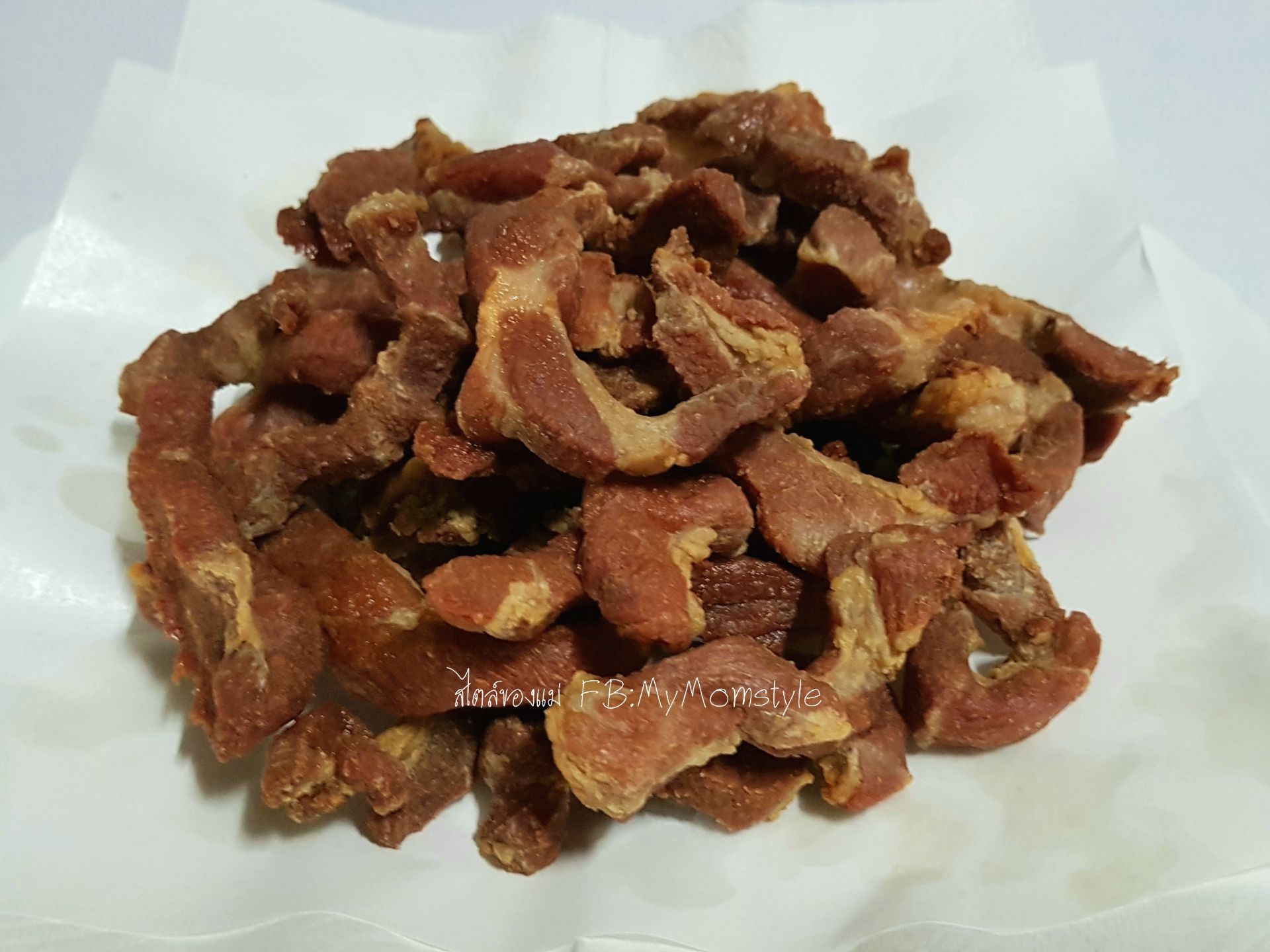 หมูแดดเดียว(สูตรคนอร์ขวด)