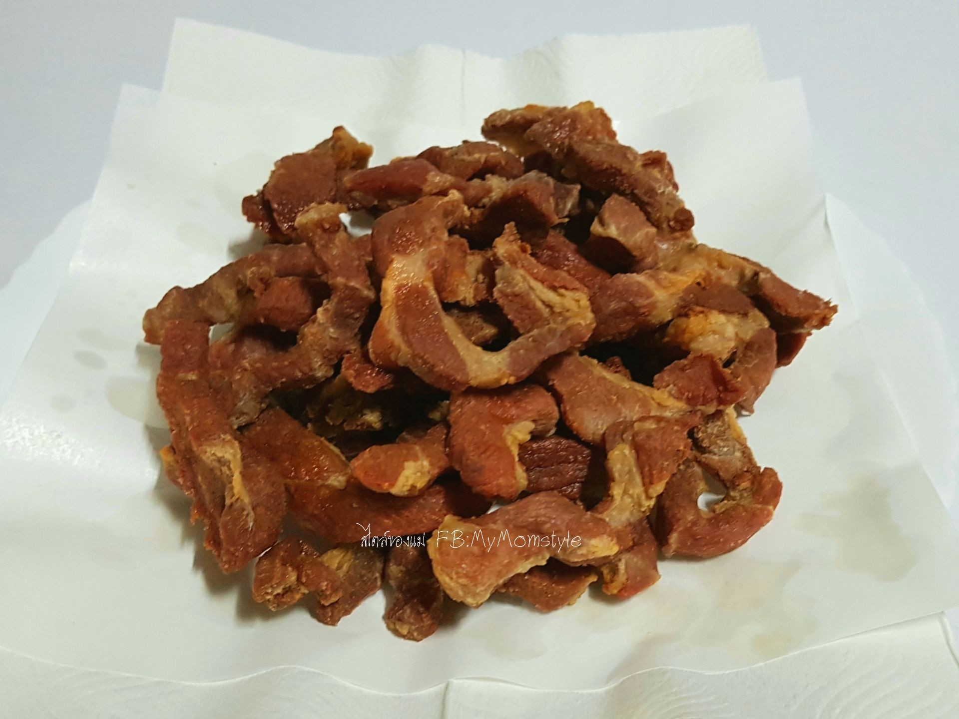 หมูแดดเดียว(สูตรคนอร์ขวด)