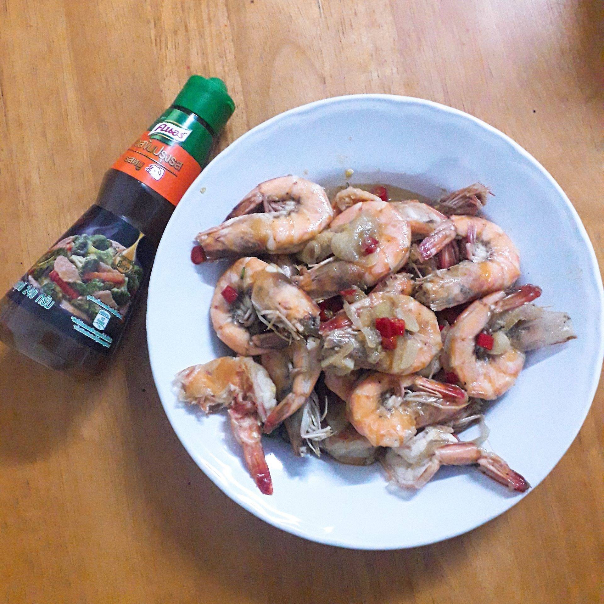 กุ้งผัดพริกสด