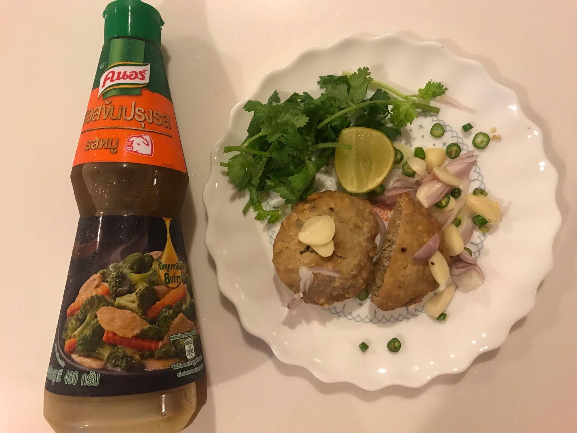 หมูสับปรุงรส ซอสคนอร์