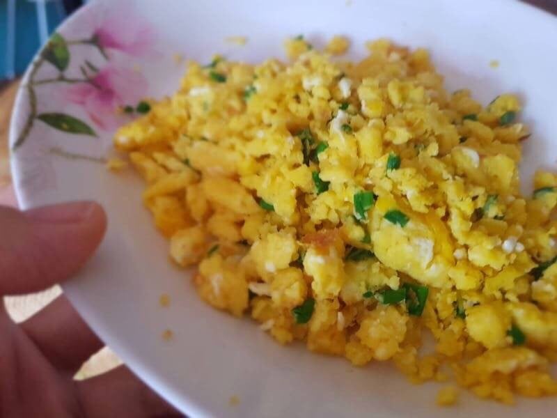 ไข่คั่วซอสไก่ ของหลาน