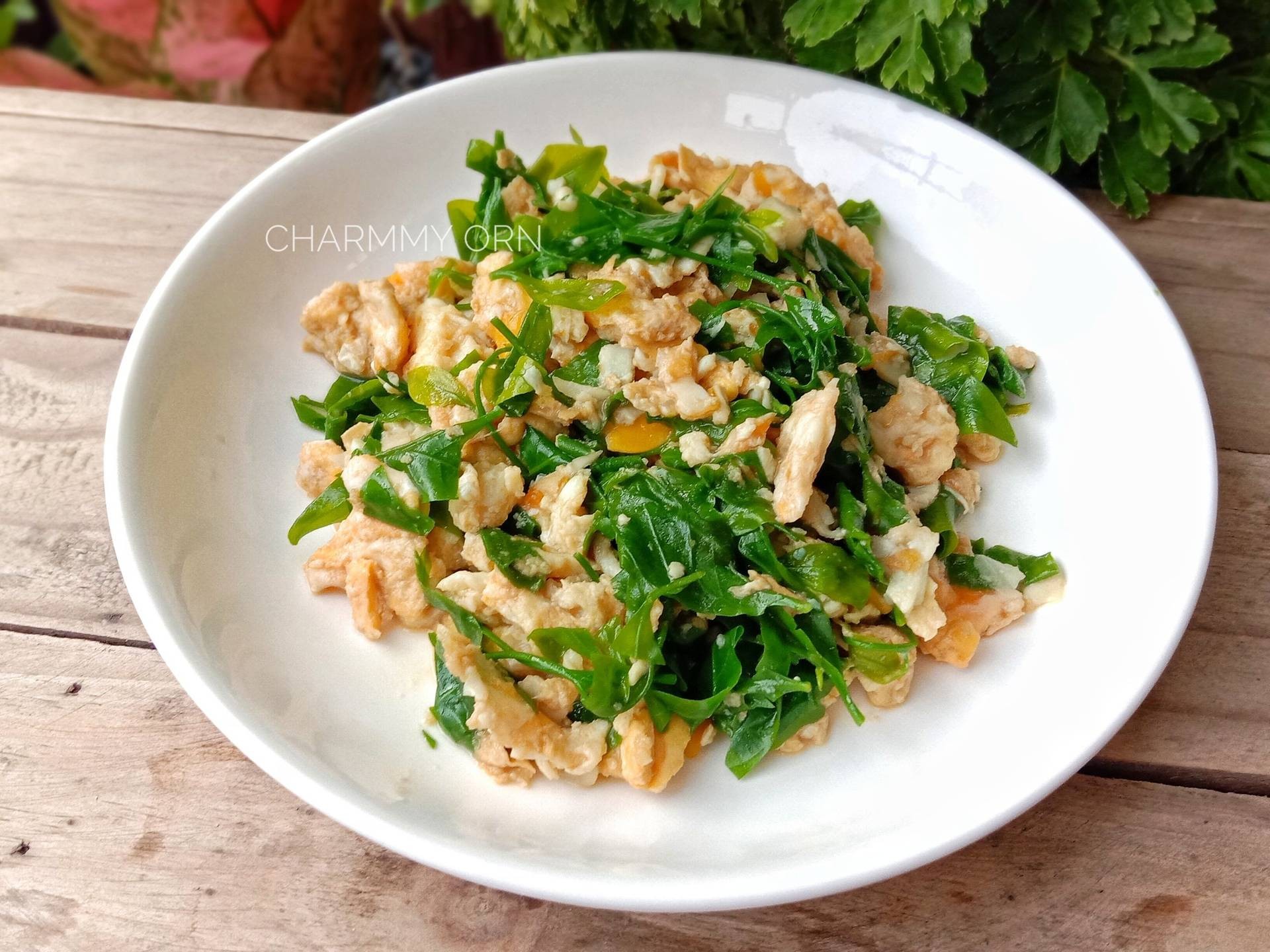 ผักหวานผัดไข่