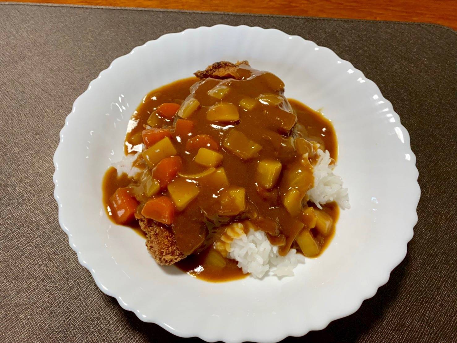 ข้างแกงกะหรี่หมู