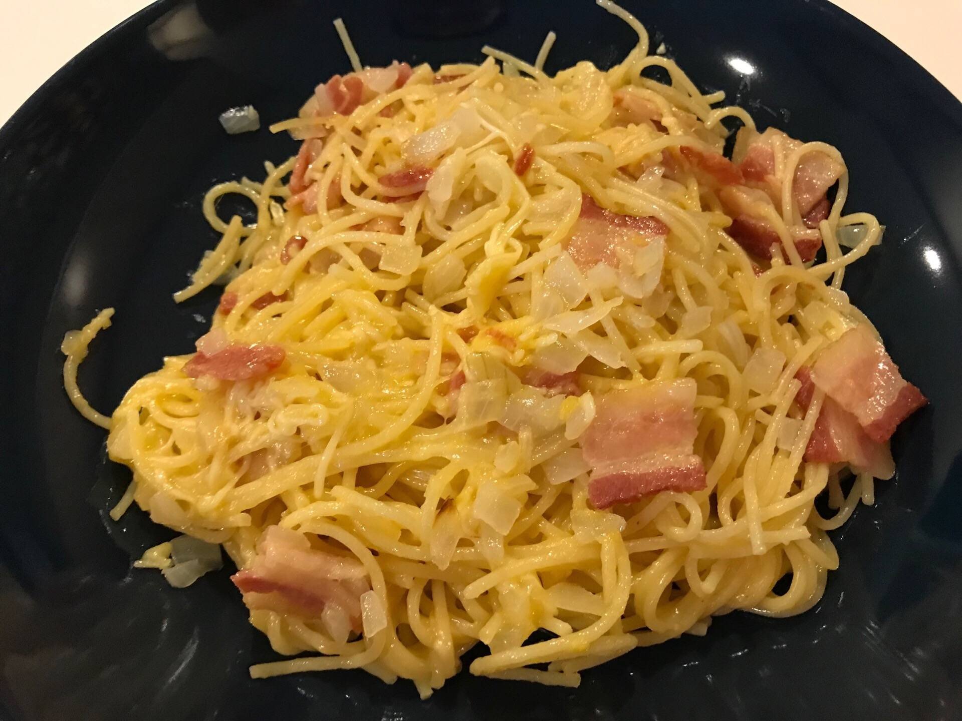 Spaghetti Carbonara (No Cream)