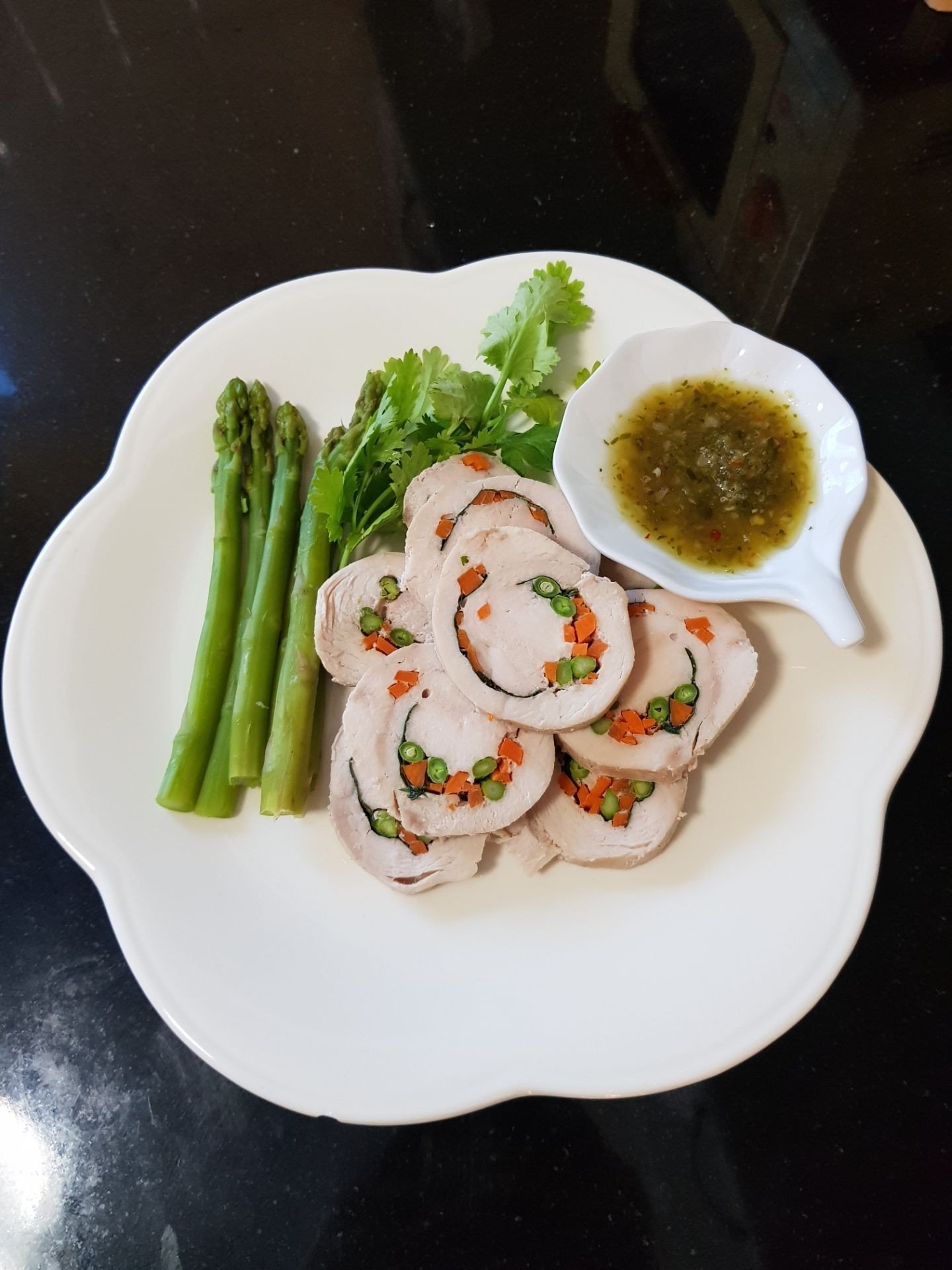 อกไก่นึ่ง