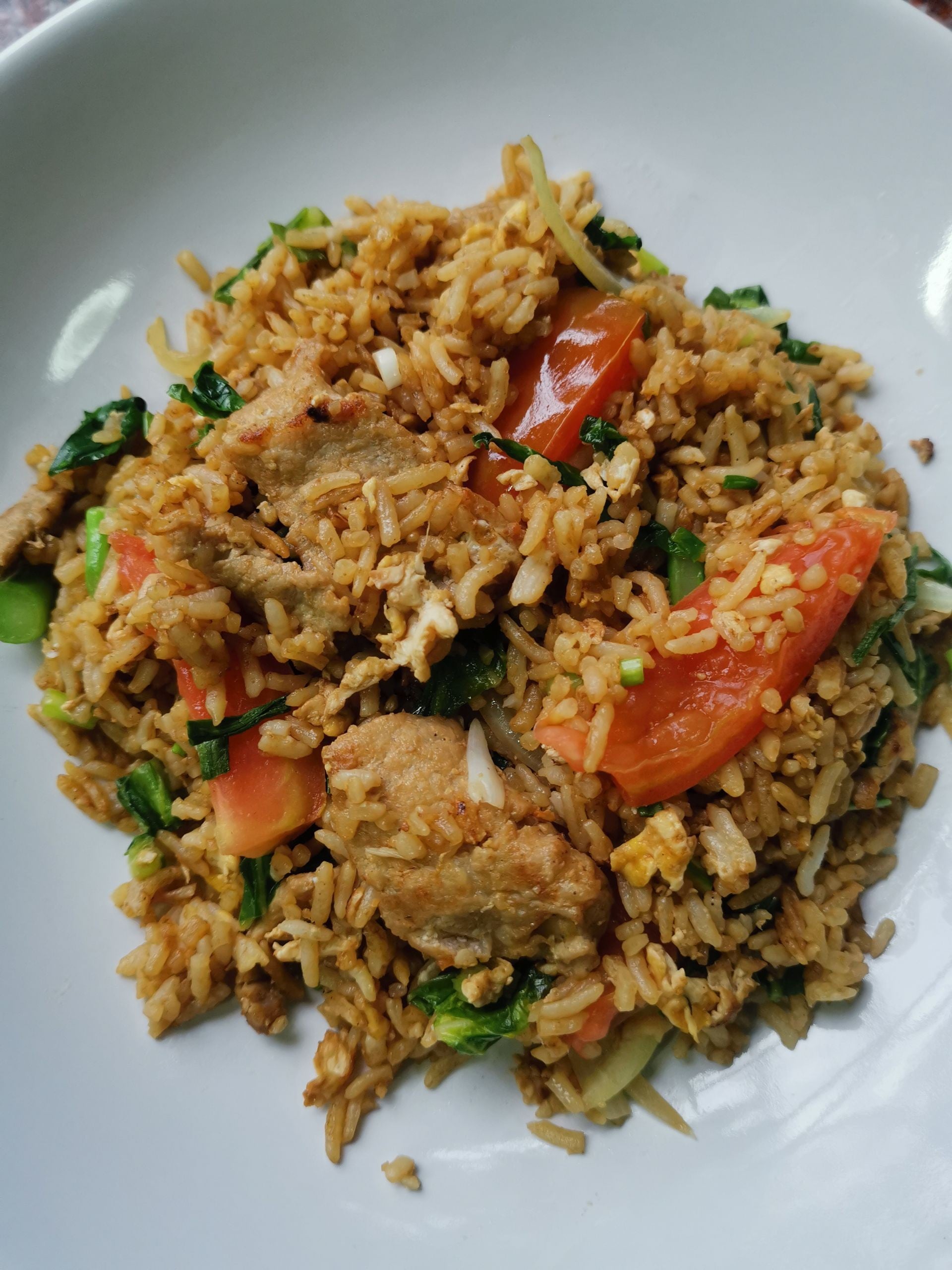 ข้าวผัดรถไฟ (ข้าวผัดซีอิ๊ว)​