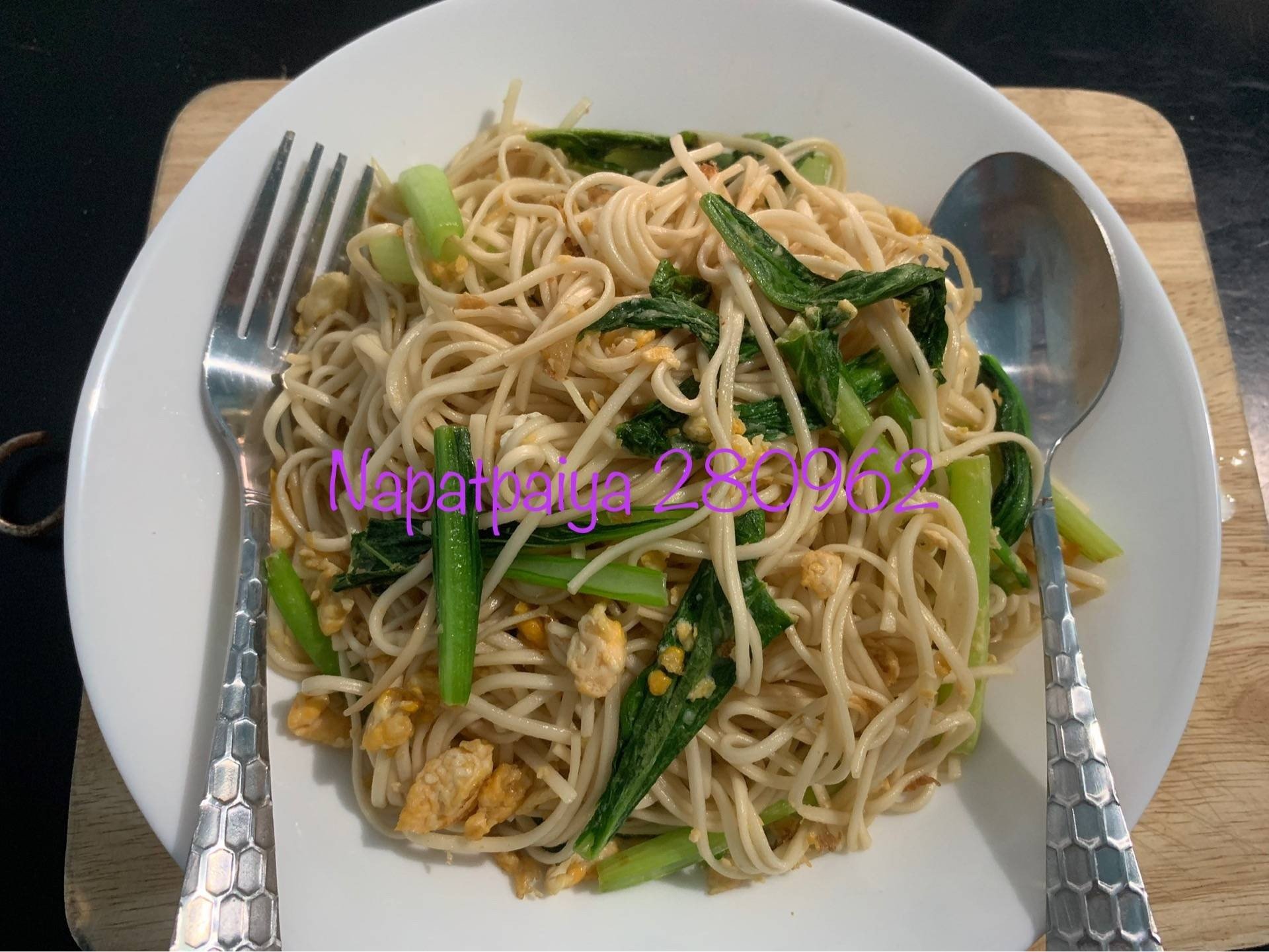 ผัดหมี่เชียงรายใส่ไข่