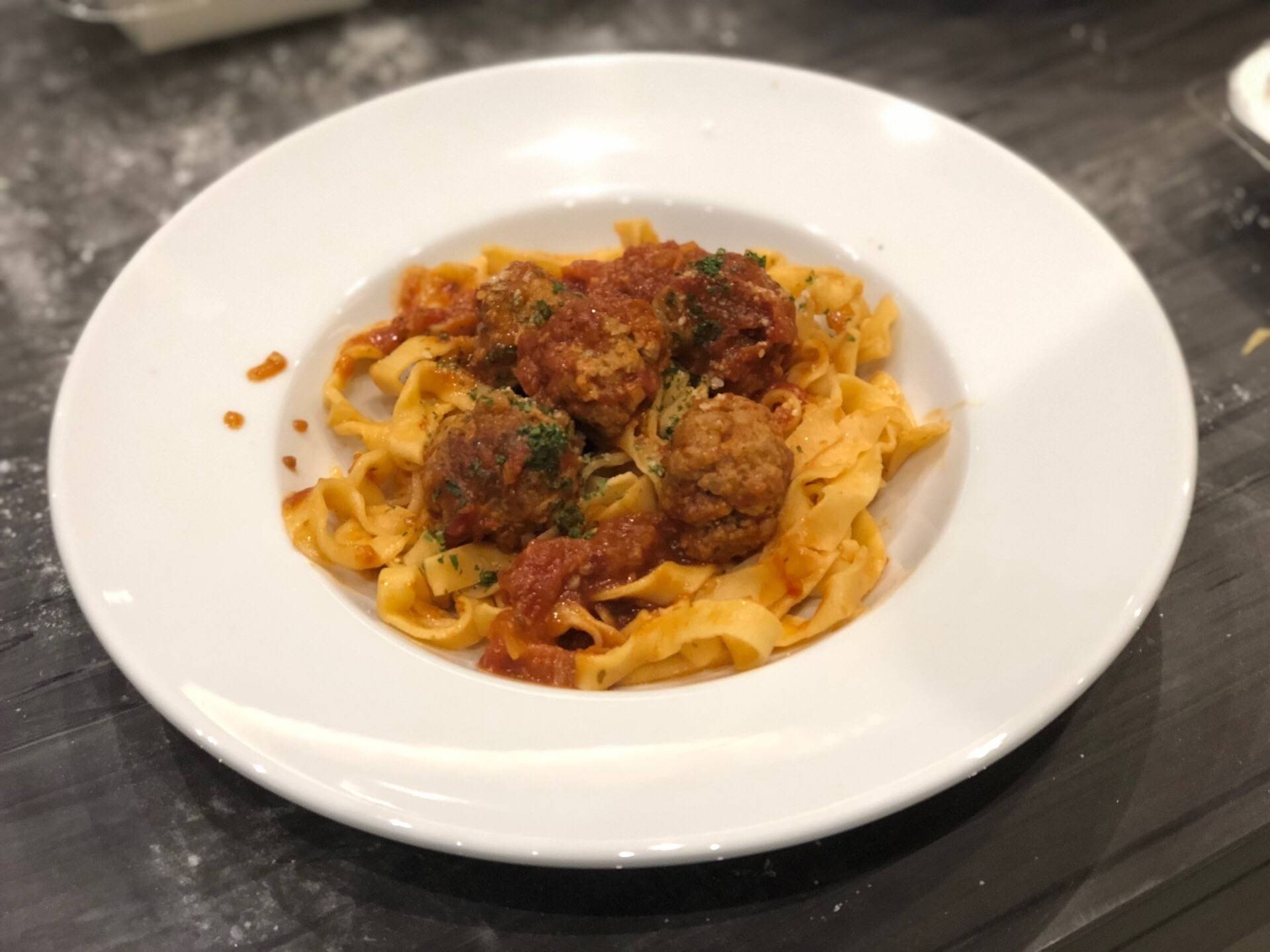 Fettuccine Meatball