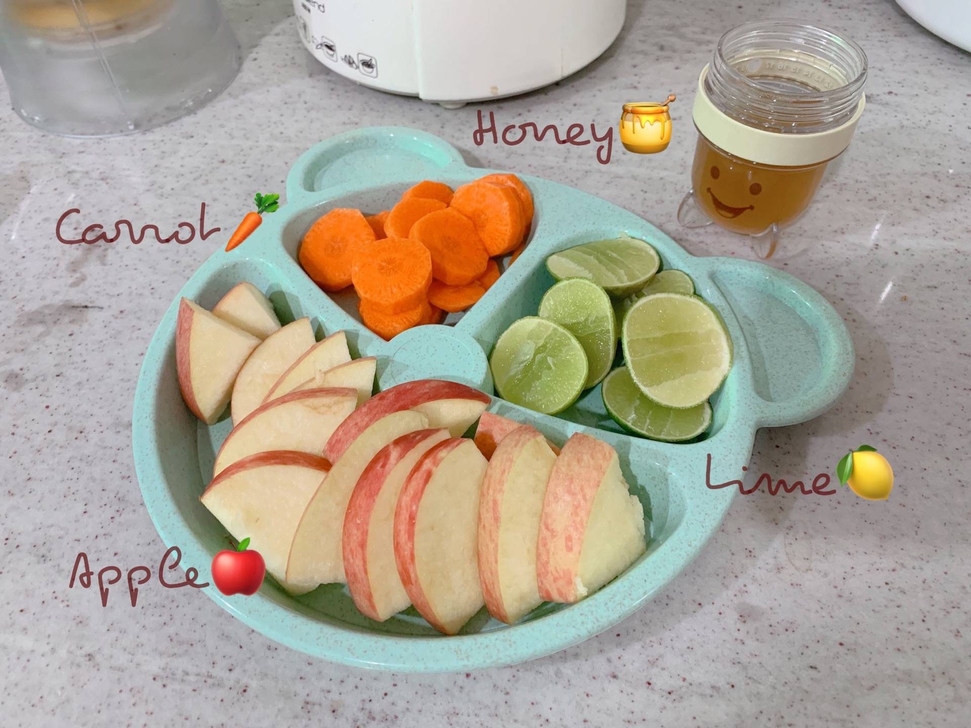 Apple Carrot Lime Smoothie 