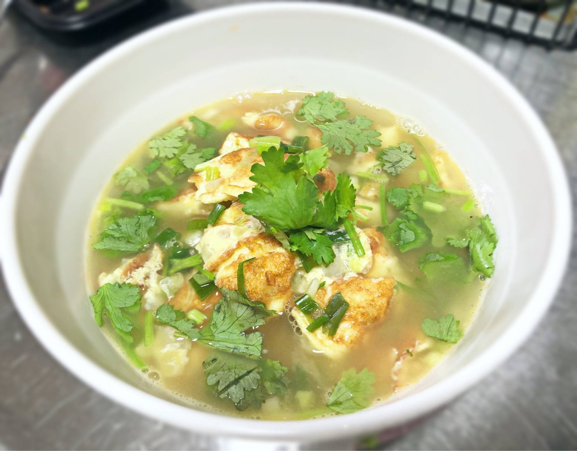 ต้มจืดไข่เจียว