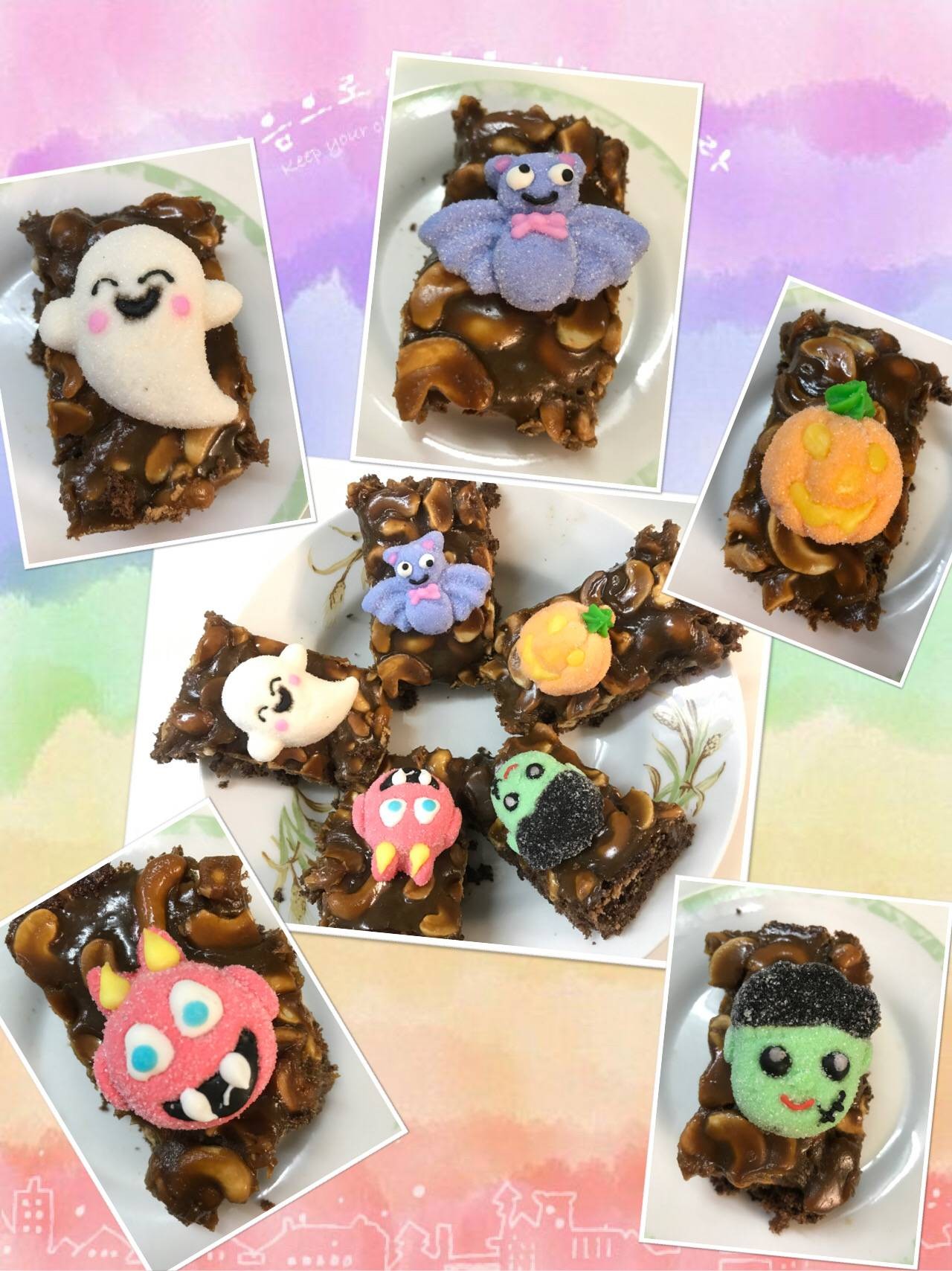 Halloween Toffee Cake 👻🎃