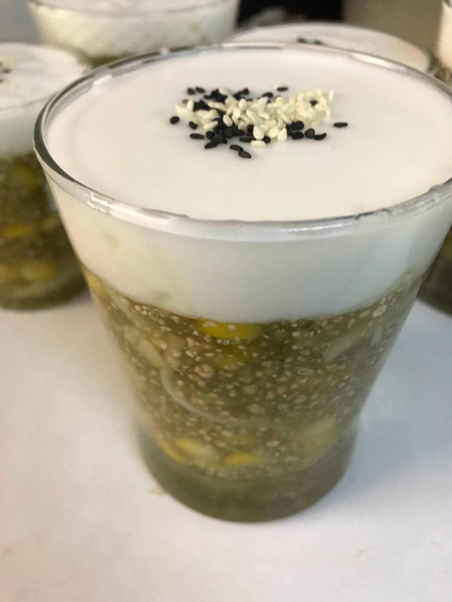 ตะโก้สาคูแท้ ข้าวโพด มะพร้าวอ่อน