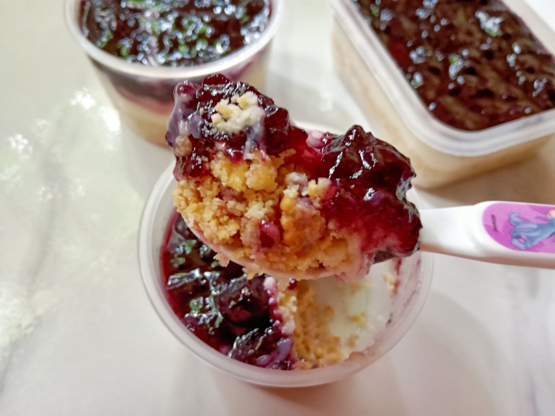 บลูเบอร์รี่โยเกิร์ตพาย