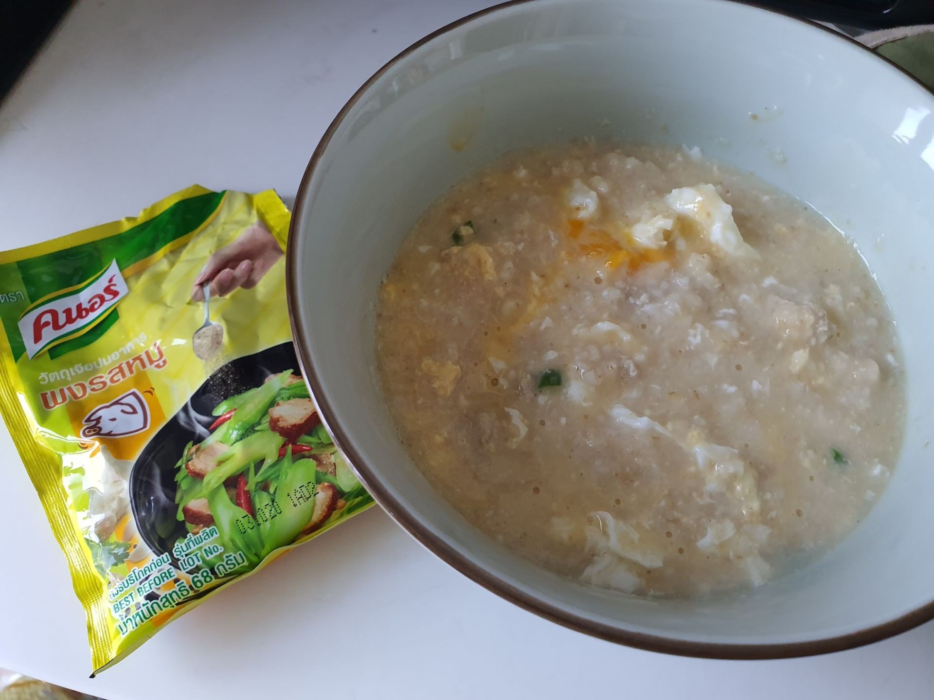โจ๊กข้าวโอ๊ตหมูสับ ทำง่าย