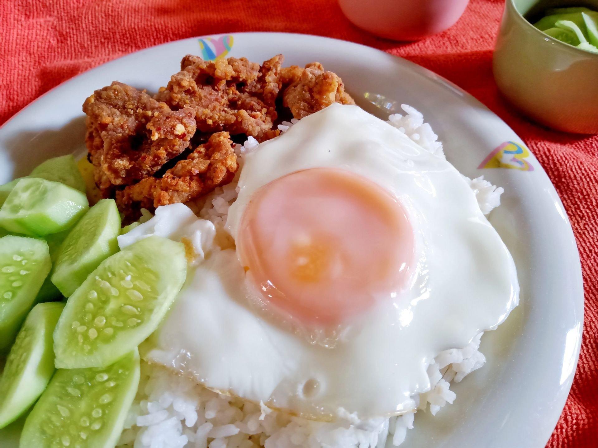 ข้าวหมูทอดพริกป่น 🌶️