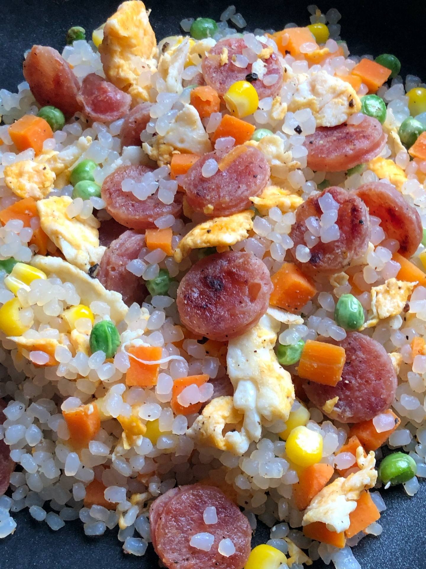 บุกข้าวผัดกุนเชียง(rice Konjac)