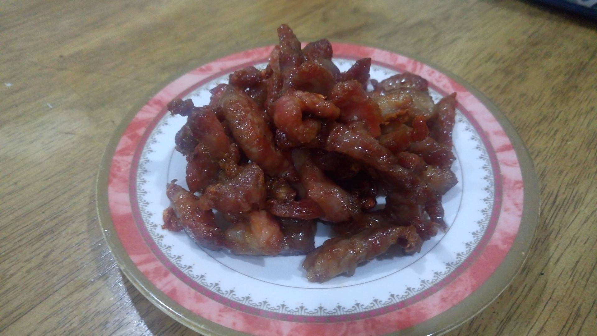 หมูแดดเดียวทอด
