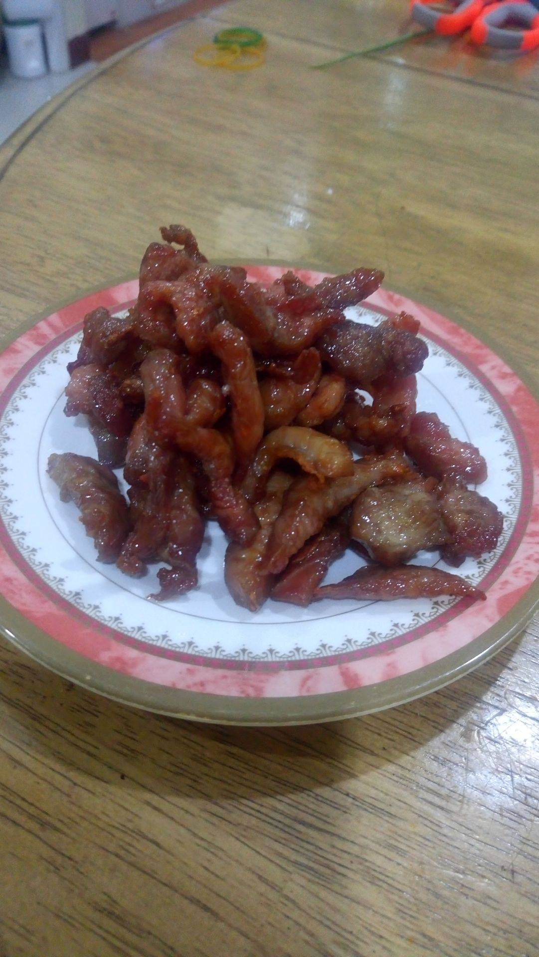 หมูแดดเดียวทอด