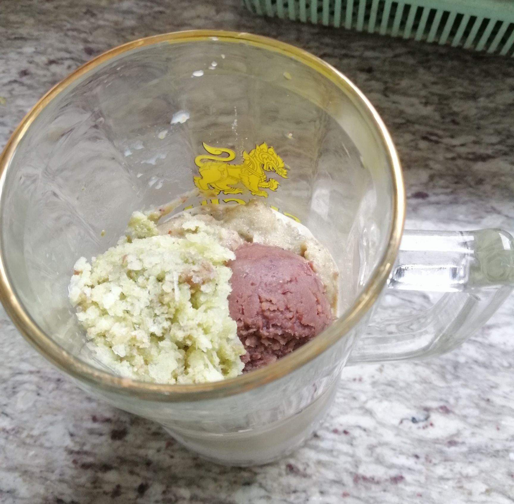 Red Beans​ Matcha​ Milk