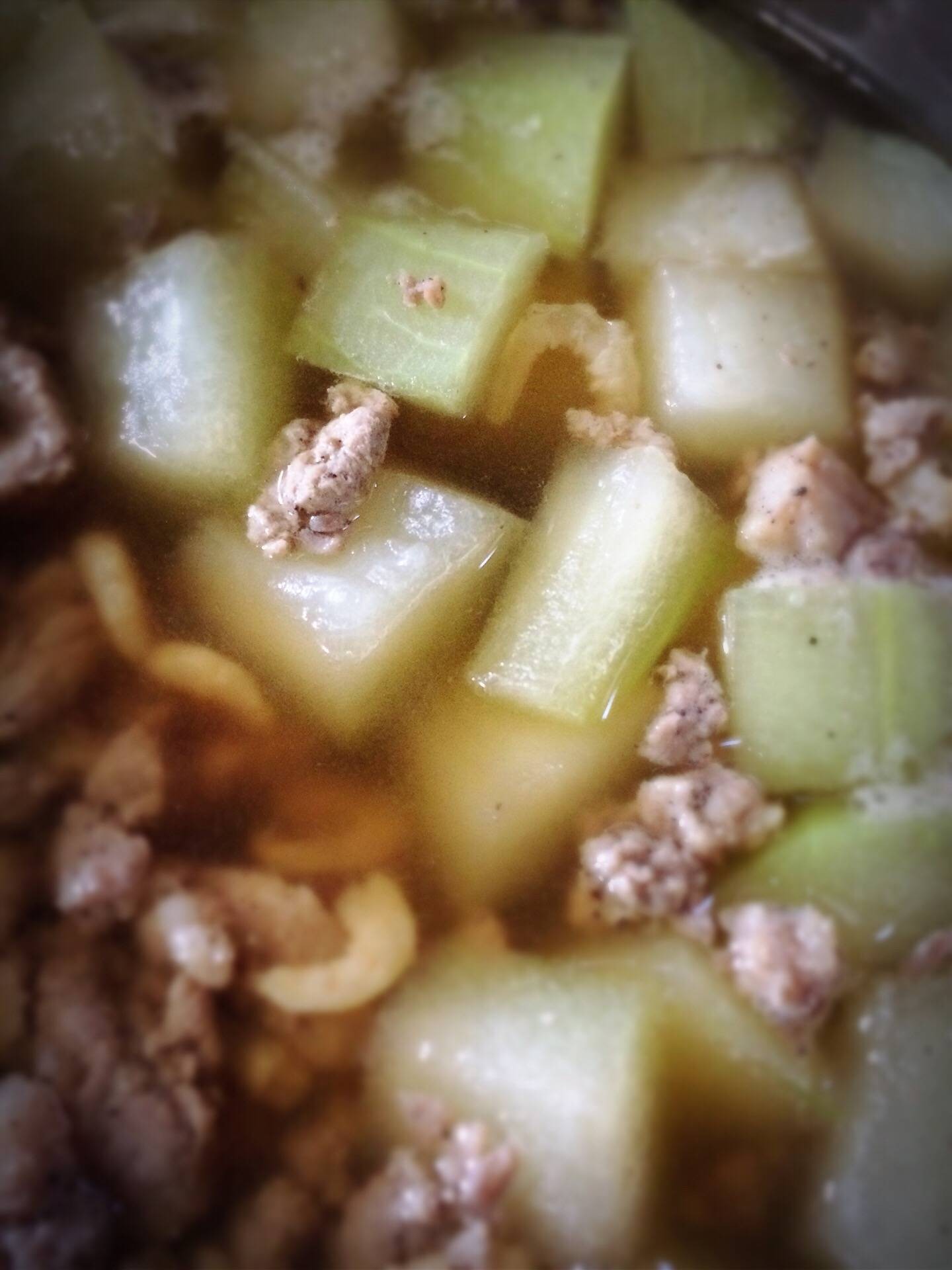 ต้มจืดแฟงหมูสับ