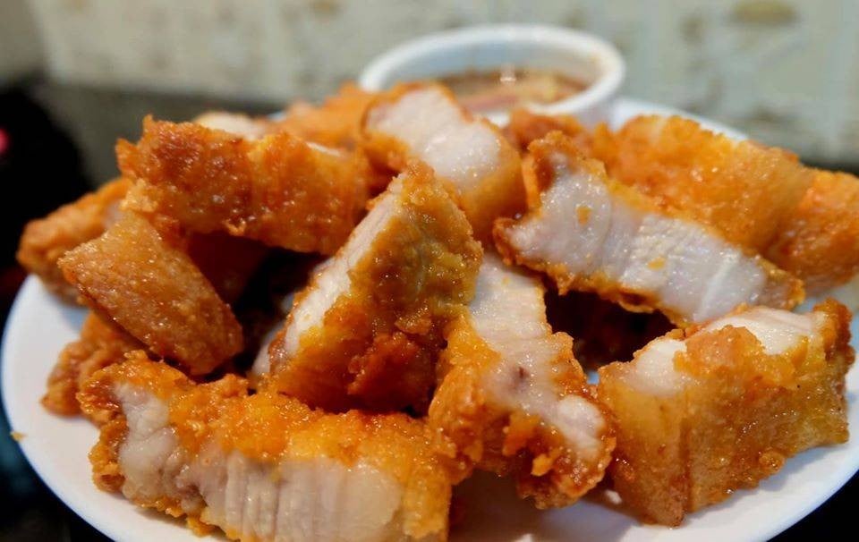 หมูสามชั้นทอด