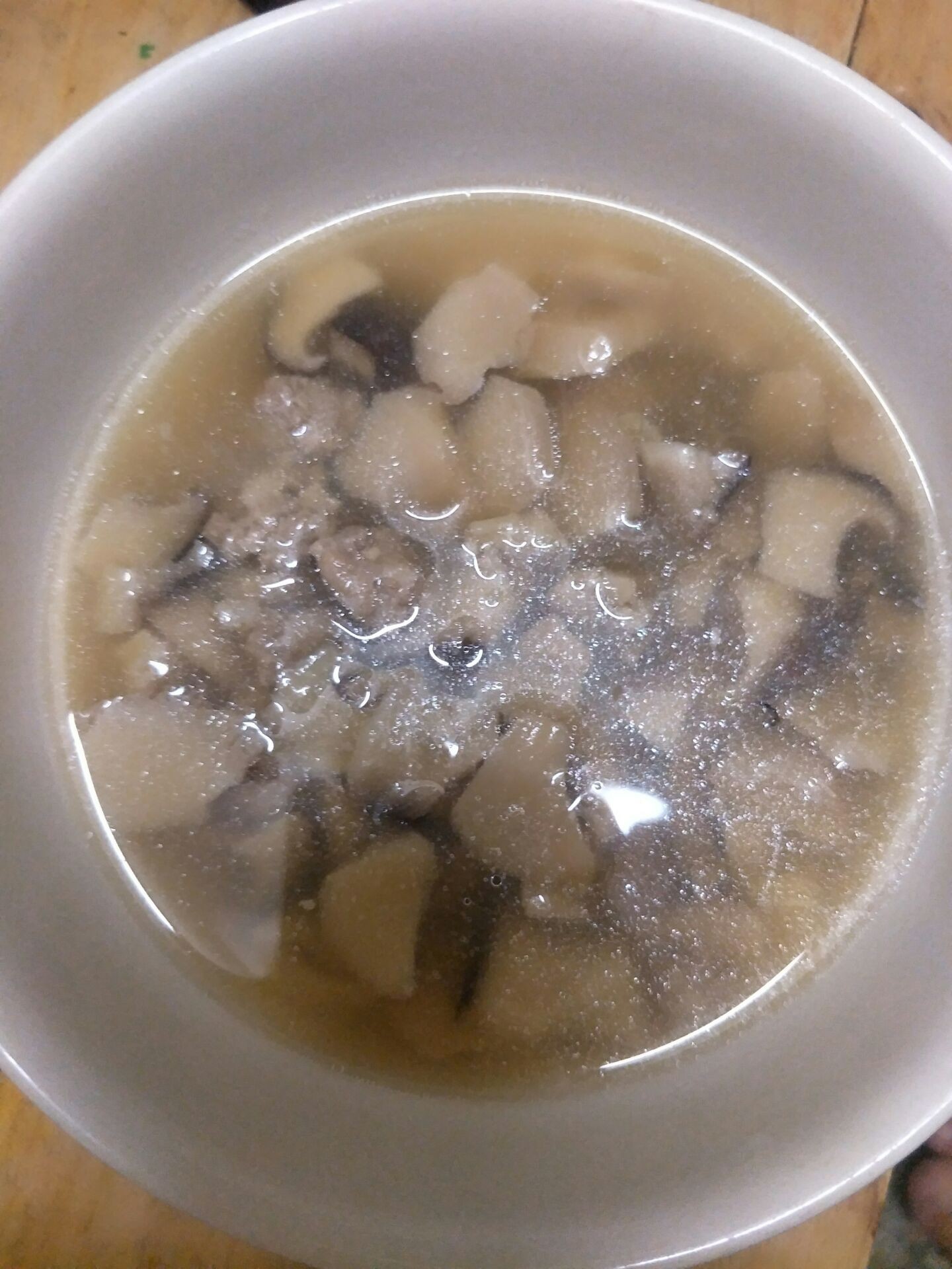 แกงจืดเห็ดออริจิหมูสับ