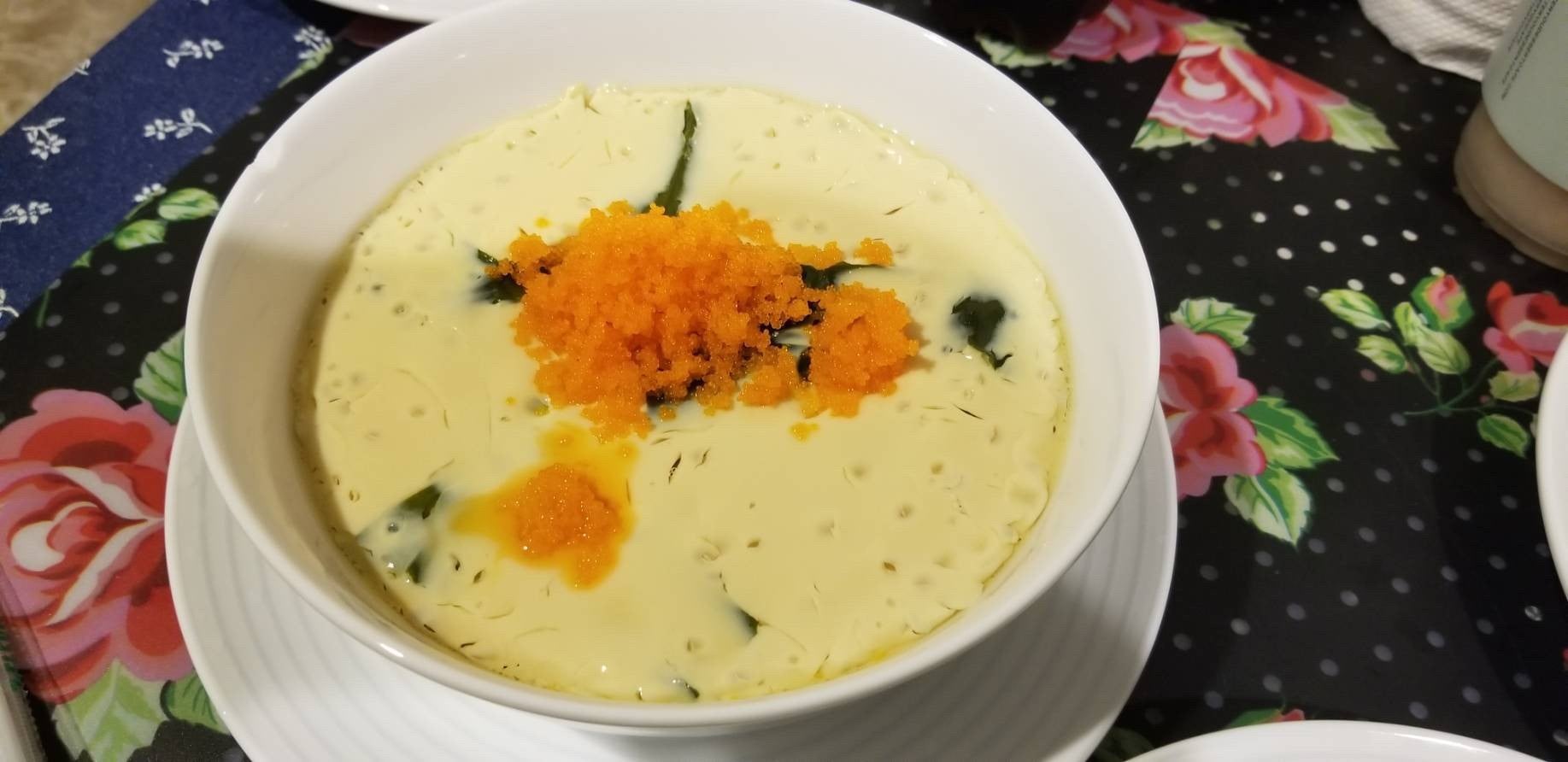 ไข่ตุ๋นไข่กุ้ง