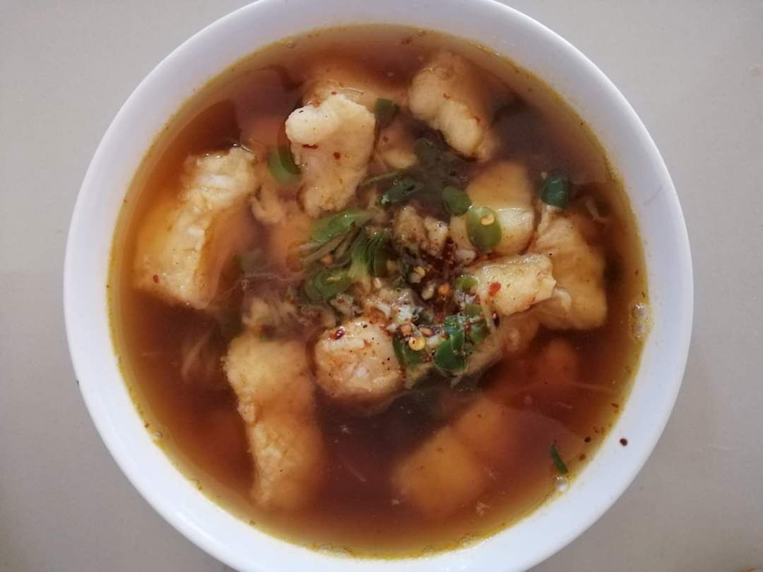 หมาล่าต้มปลาเนื้อขาว