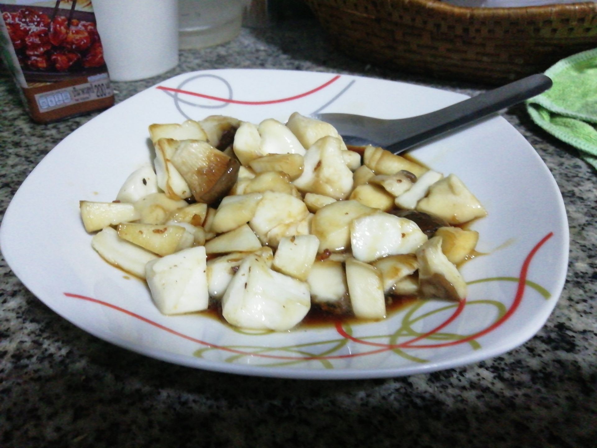 เห็ดผัดซอสเทริยากิ