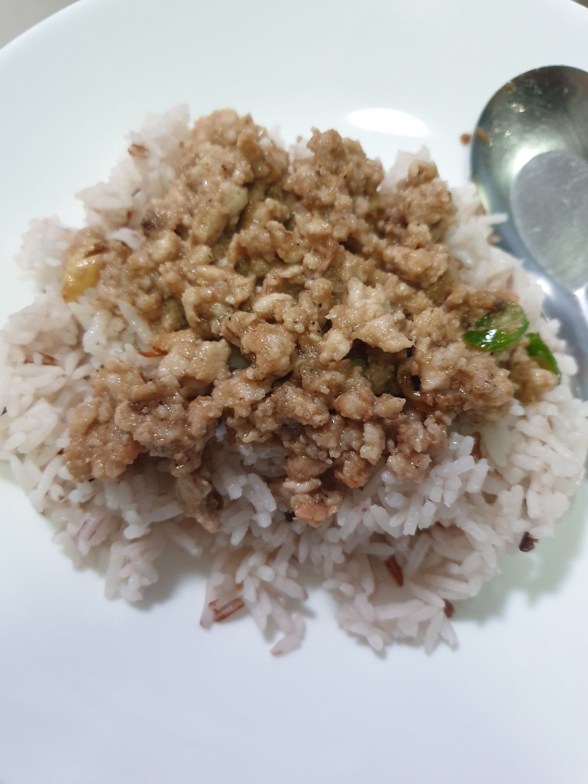 หมูสับผัดกะปิ