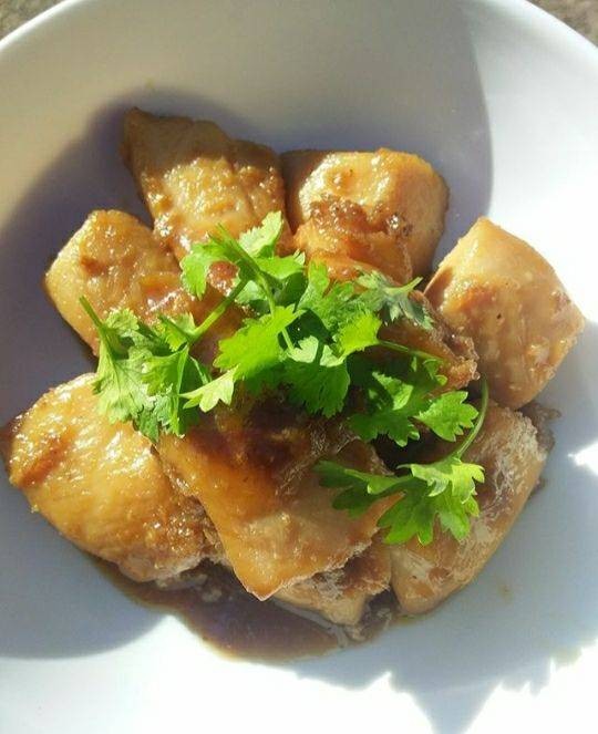 ไก่ผัดซอสข้น(ไร้น้ำมัน)