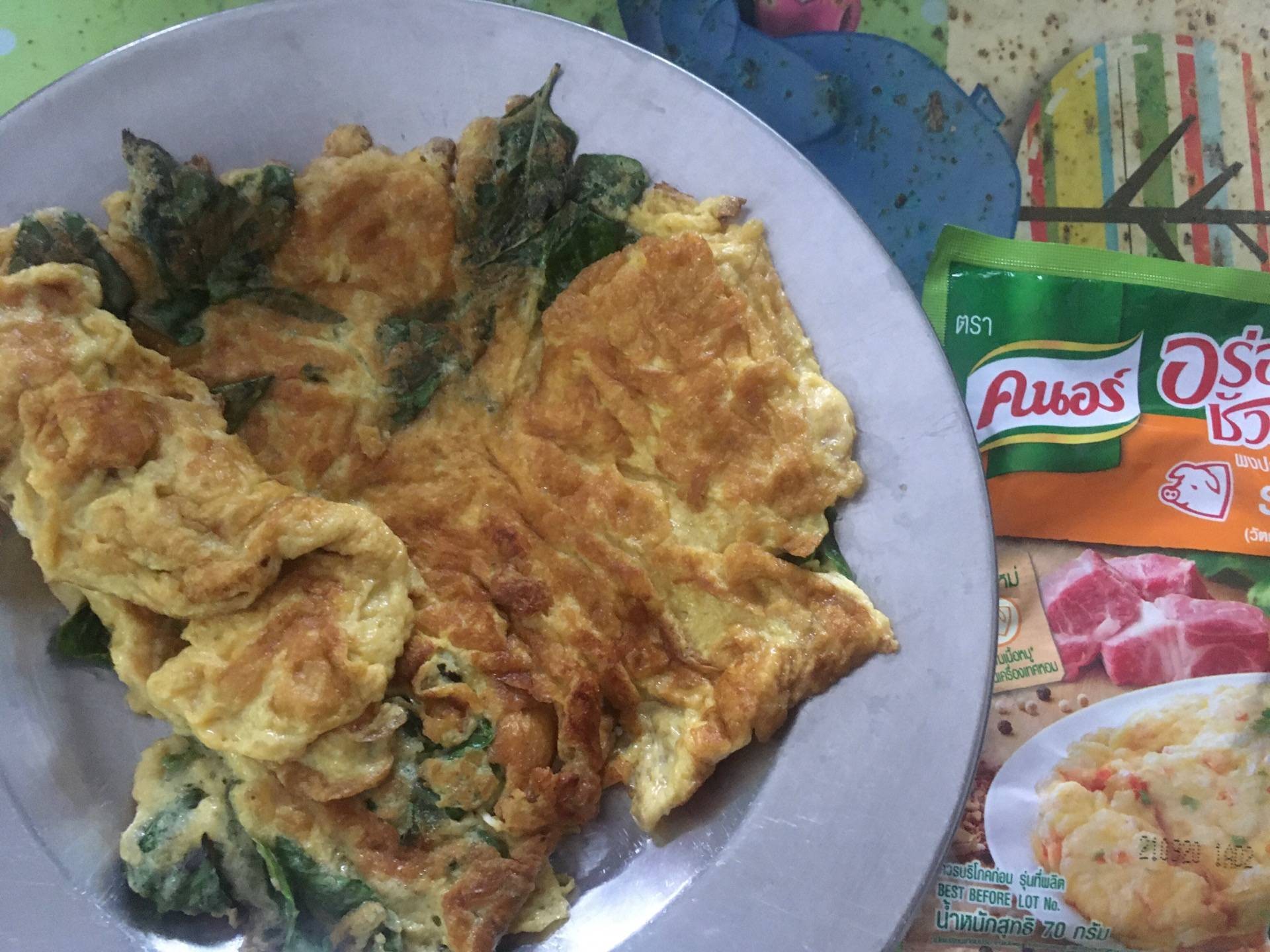 ไข่เจียวโหระพา