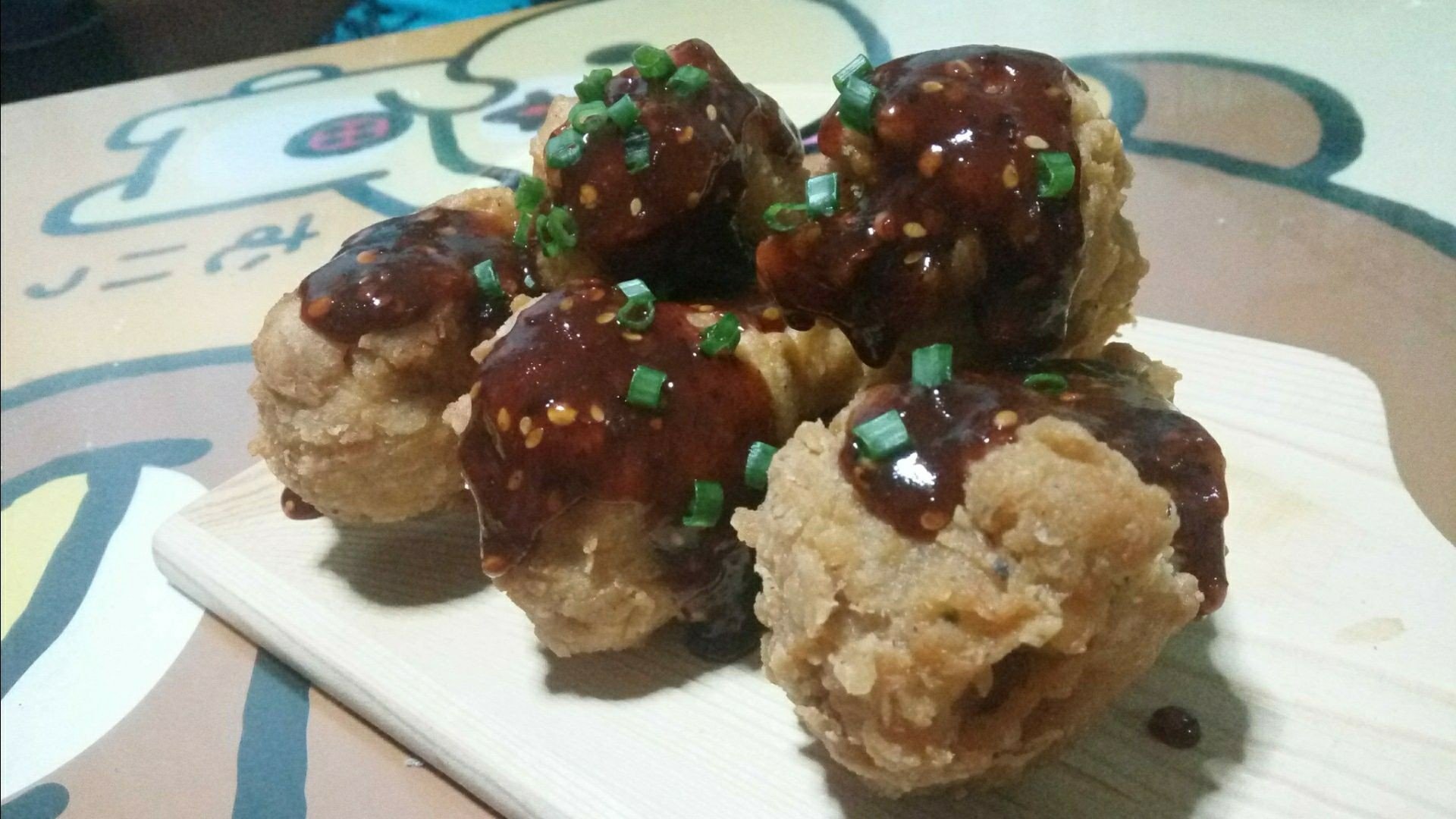 ไก่กรอบซอสหม่าล่า